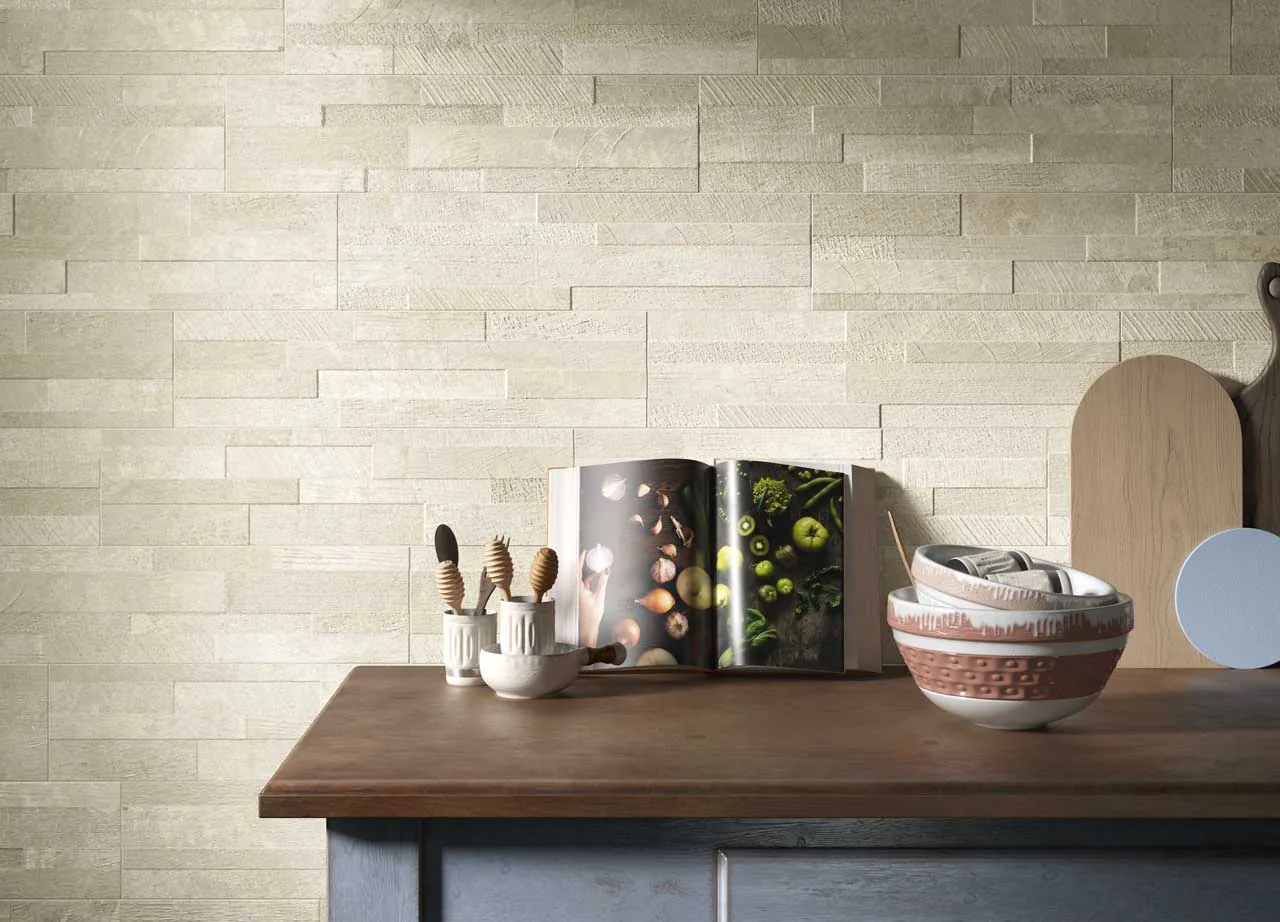 Elios Ceramica · Brooklyn Beige · Raumbeispiel