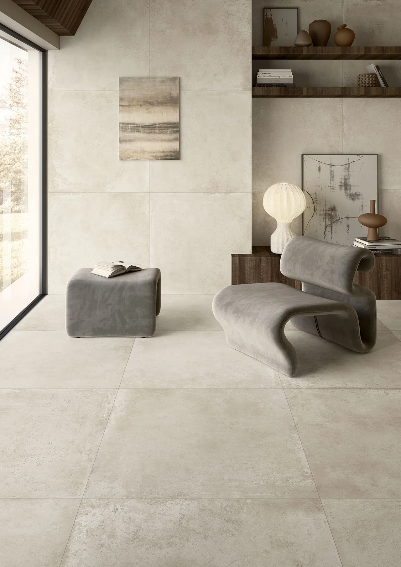 Elios Ceramica · Brooklyn Almond · Raumbeispiel