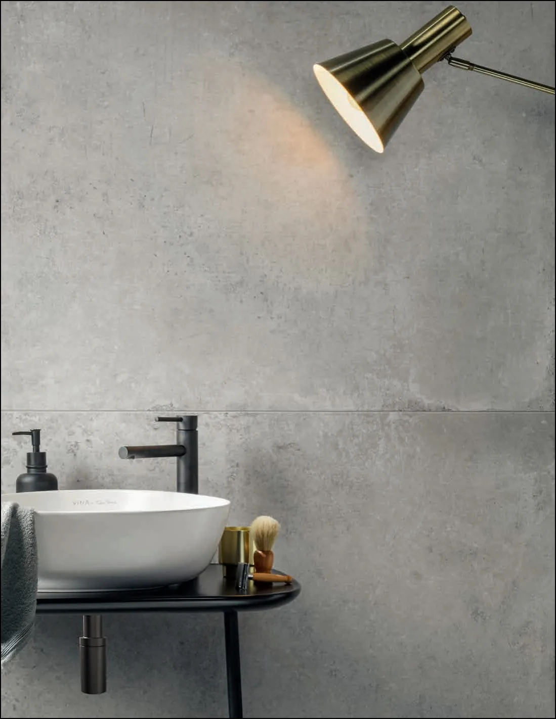 Elios Ceramica · Brooklyn Grey · Raumbeispiel