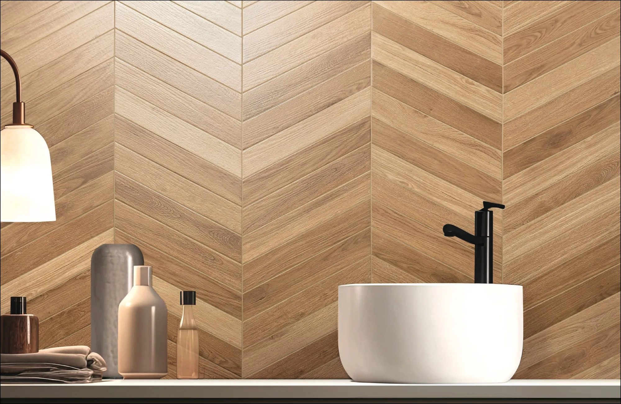 Elios Ceramica · Yosemite Honey · Raumbeispiel